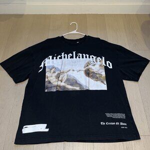 Michelangelo The Creation of Adam Tee